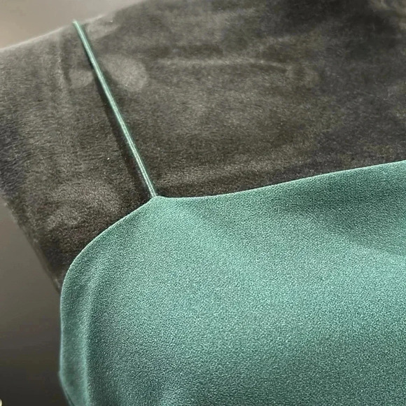 Altar’d State Asymmetrical neckline,stretch cord straps,zipper back,slit - Picture 2 of 10